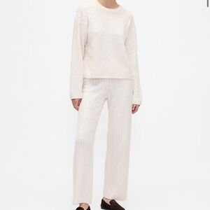 GAP white knit set